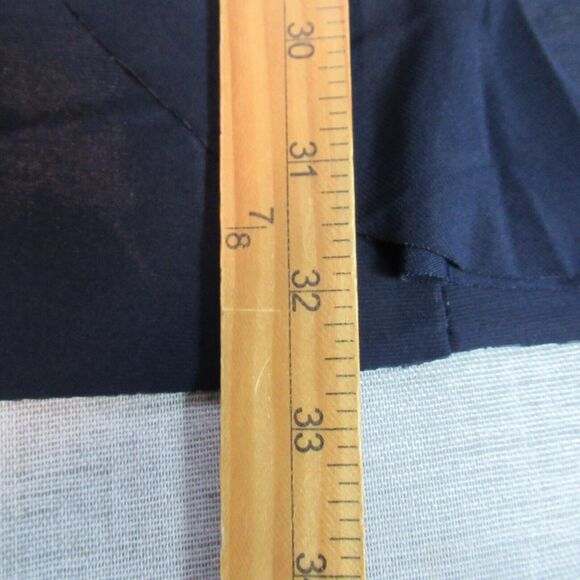 Dressbarn Collection Dress Womens 8P Navy Ruffles Formal Cocktail Prom New Years - Picture 8 of 12